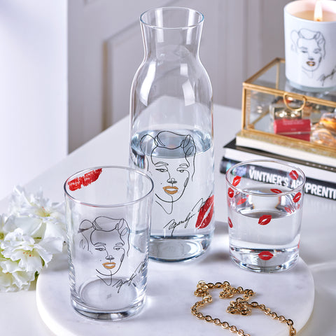 Iconic Marilyn 520 ml 2 Parça Cam Meşrubat Bardağı