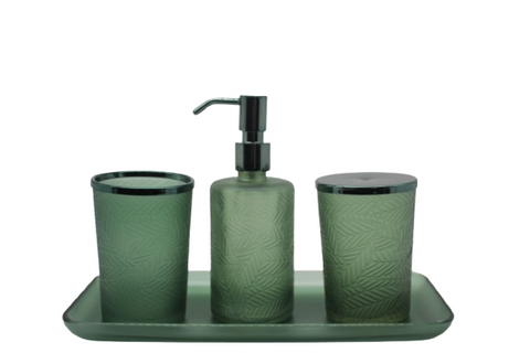 Pure 4 Parça Cam Banyo Takımı