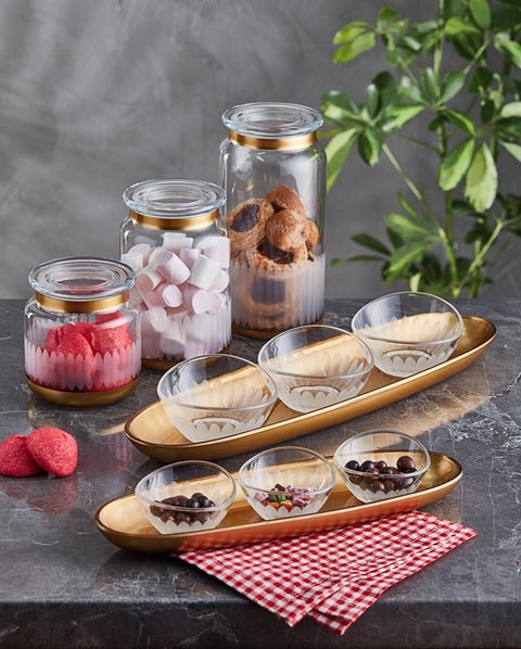 Decorium Sunflower 4 Parça Aperatif Seti