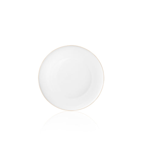 Luxe Altın 24 Parça 6 Kişilik Bone China Yemek Takımı