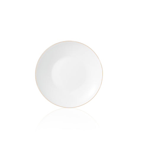 Luxe Altın 24 Parça 6 Kişilik Bone China Yemek Takımı