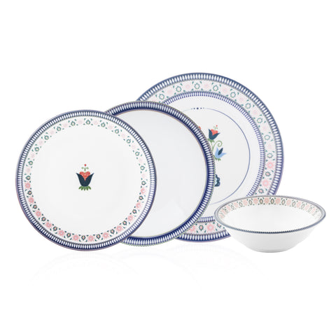 Decorium Tulya 24 Parça 6 Kişilik Yemek Takımı